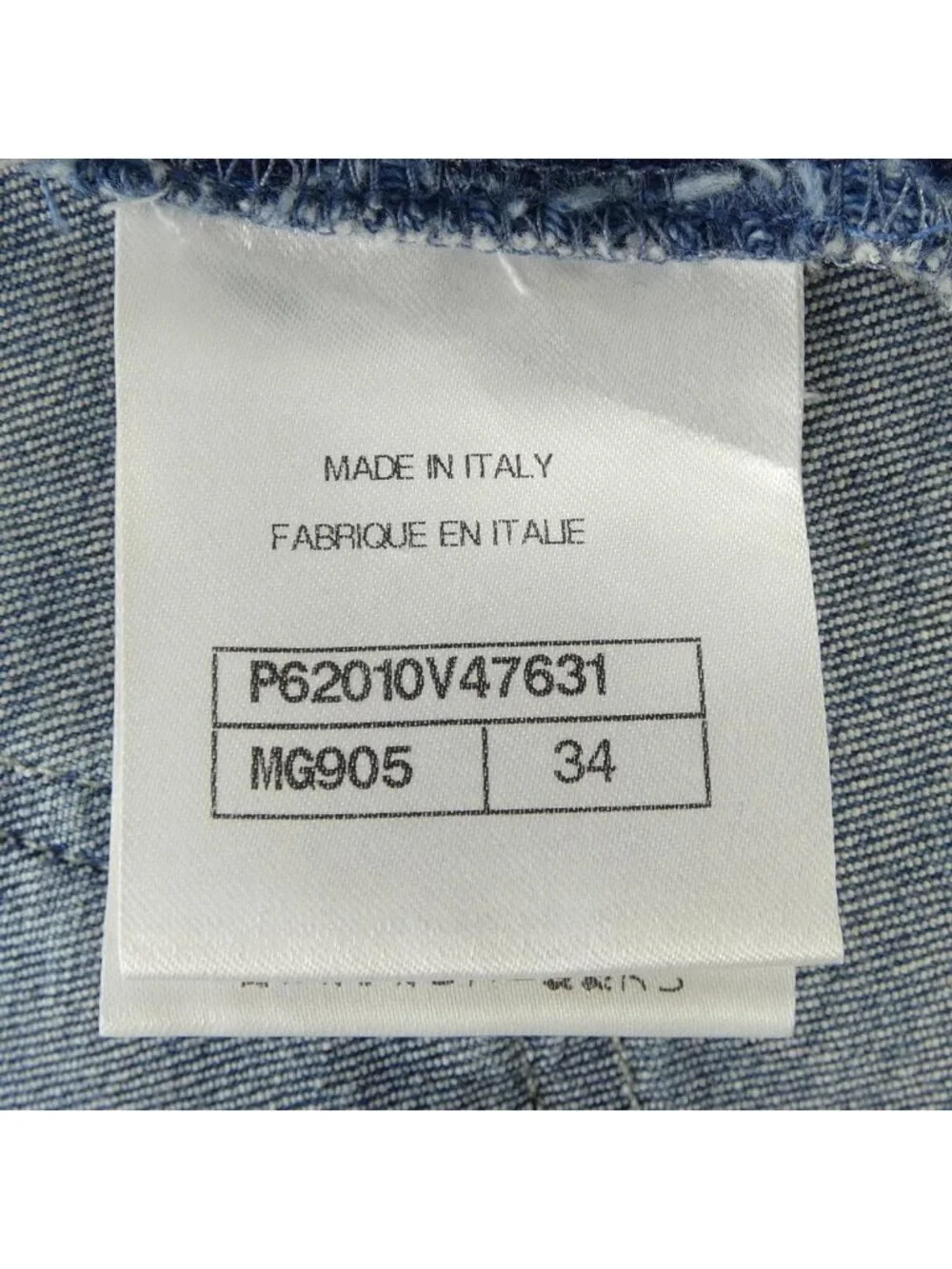 Chanel Jeans Blue